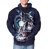 Hættetrøje med ulve