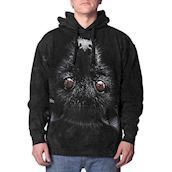 Hættetrøje med flagermus