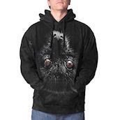 Hættetrøje med flagermus