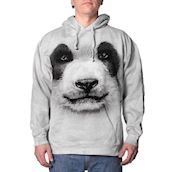 Hættetrøje med panda