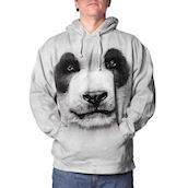 Hættetrøje med panda