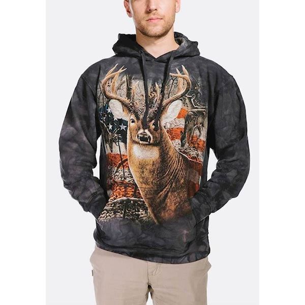 The Mountain Hoodie med buk