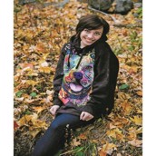 Hættetrøje med Pit Bull Love