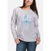 Sweatshirt til kvinder med miljø budskab