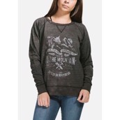 Sweatshirt til kvinder med budskab om at tage ud i naturen