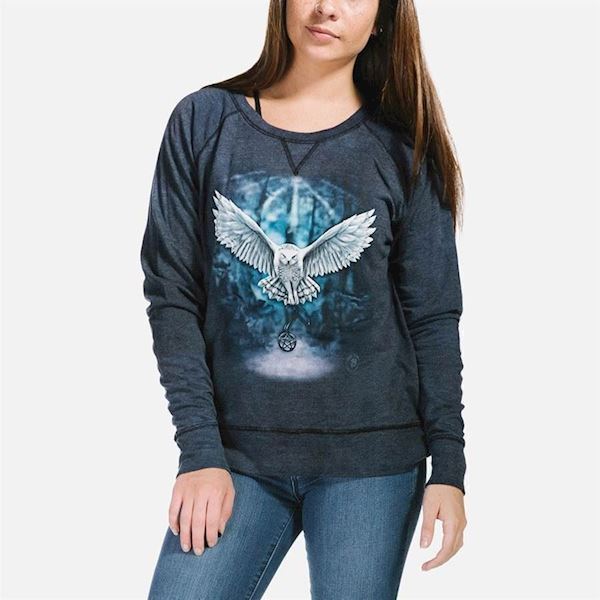 The Mountain womens sweatshirt med sneugle