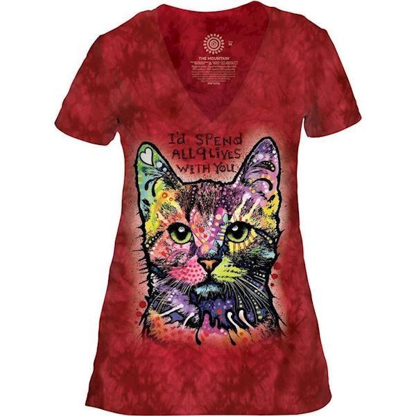 The Mountain 9 Lives Tri-Blend T-shirts