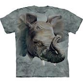 The Mountain tshirt - bluse med dyretryk