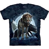The Mountain tshirt - bluse med dyretryk