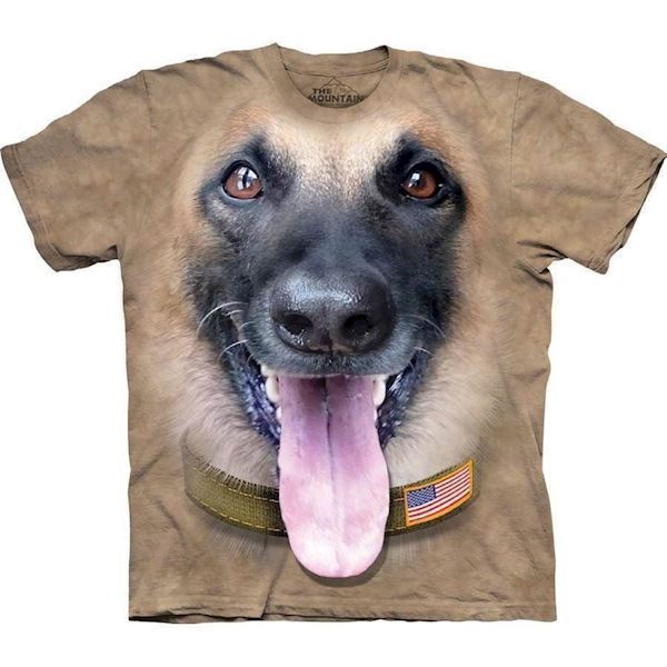 The Mountain tshirt - bluse med dyretryk