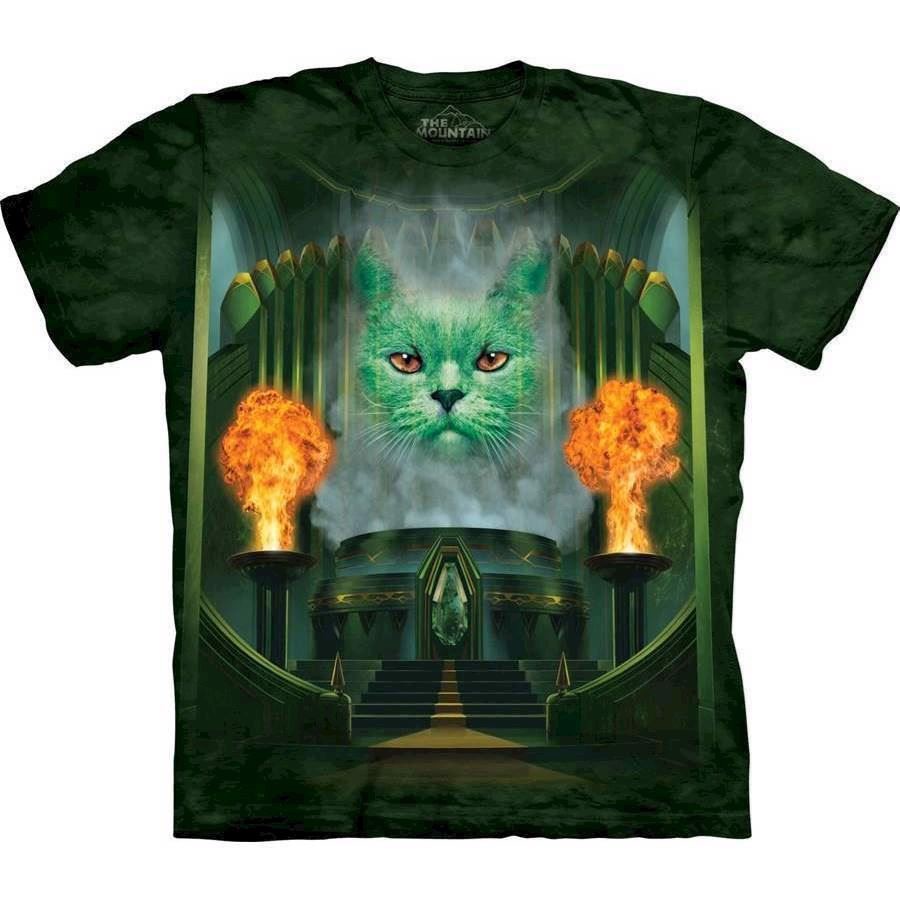 T-shirt fra The Mountain - bluse med morsomt kattemotiv