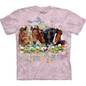 The Mountain tshirt - bluse med dyretryk