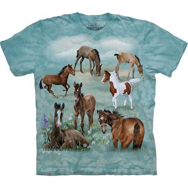 The Mountain tshirt - bluse med dyretryk