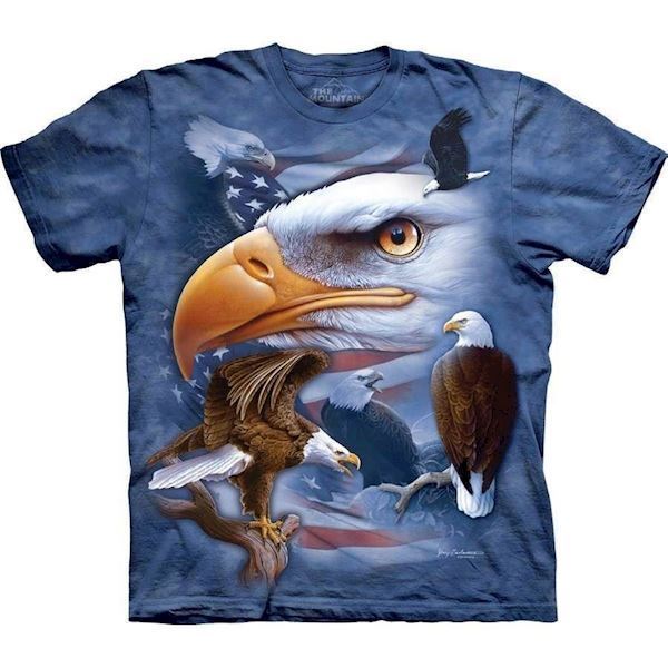 The Mountain tshirt - bluse med dyretryk