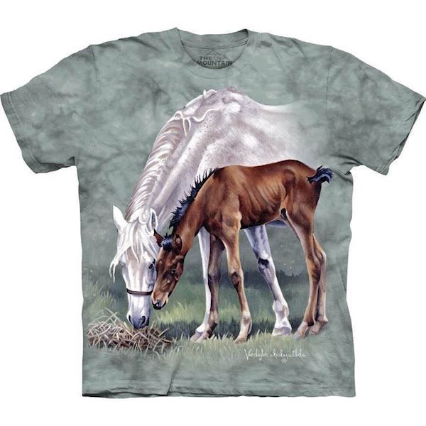 The Mountain tshirt - bluse med dyretryk