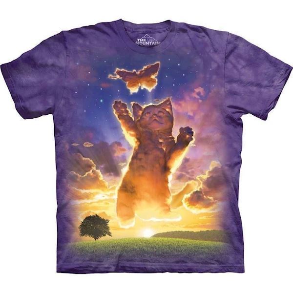 The Mountain tshirt - bluse med dyretryk