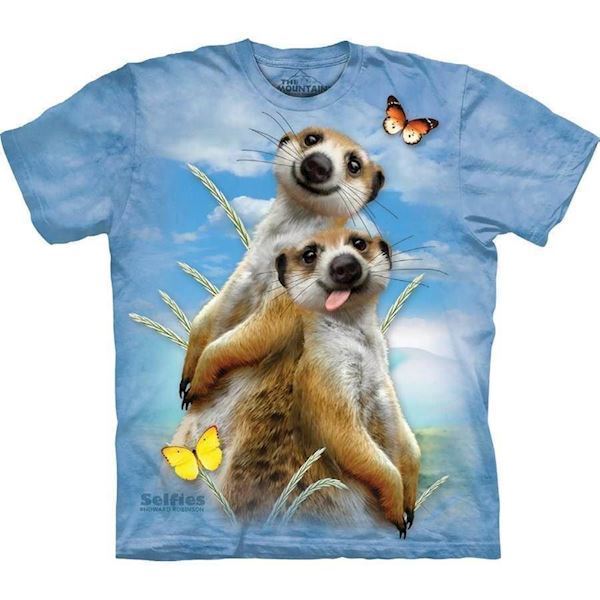 The Mountain tshirt - bluse med dyretryk