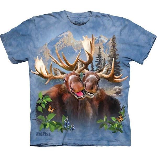 The Mountain tshirt - bluse med dyretryk