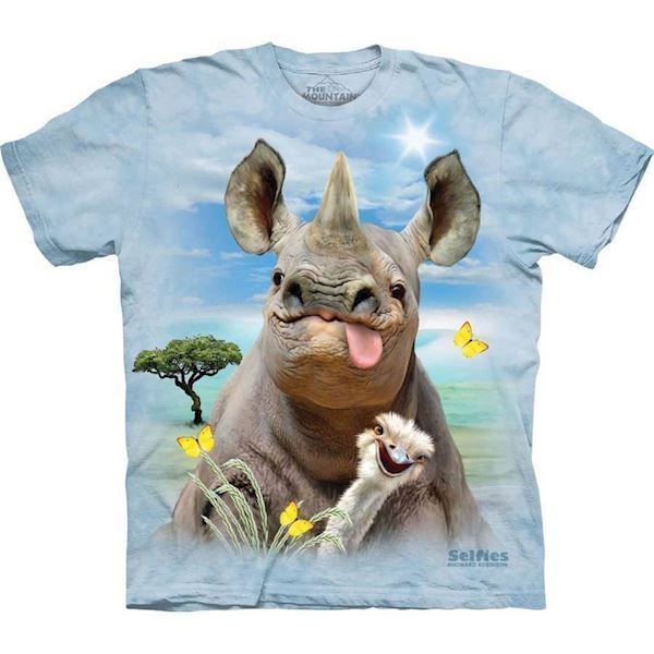 The Mountain tshirt - bluse med dyretryk