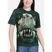 T-shirt med t-rex i 3D-effekt