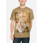 T-shirt med to løver