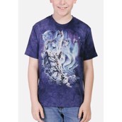 T-shirt med find 10 ulve til børn