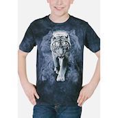 T-shirt med flot hvid tiger