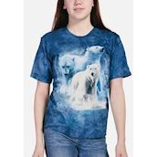 T-shirt med tre flotte isbjørne til børn