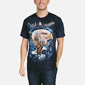 T-shirt med kosmiske ørne