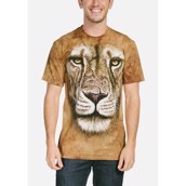 T-shirt med løveansigt til voksne