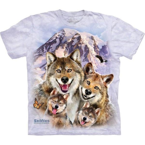 The Mountain tshirt - bluse med dyretryk