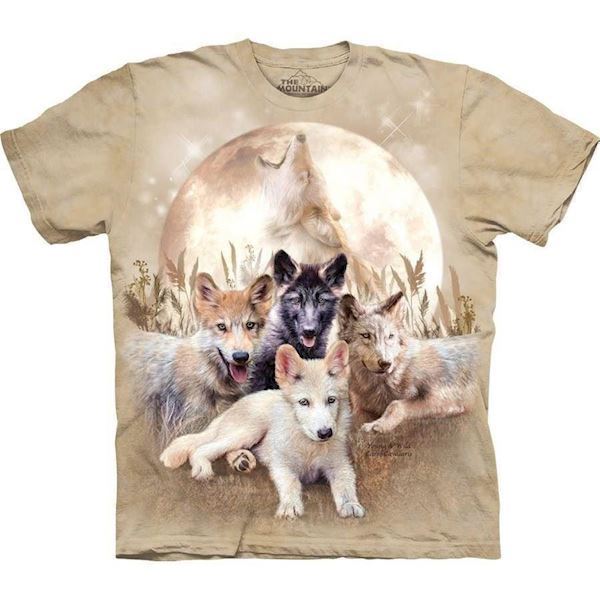 The Mountain tshirt - bluse med dyretryk