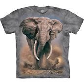 The Mountain tshirt - bluse med afrikansk elefant