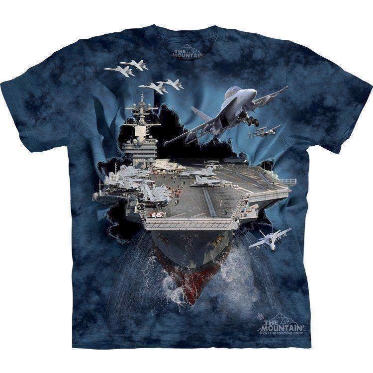 T-shirt fra The Mountain - bluse med illusion