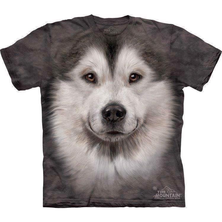 T-shirt fra The Mountain - bluse med Alaskan Malamute