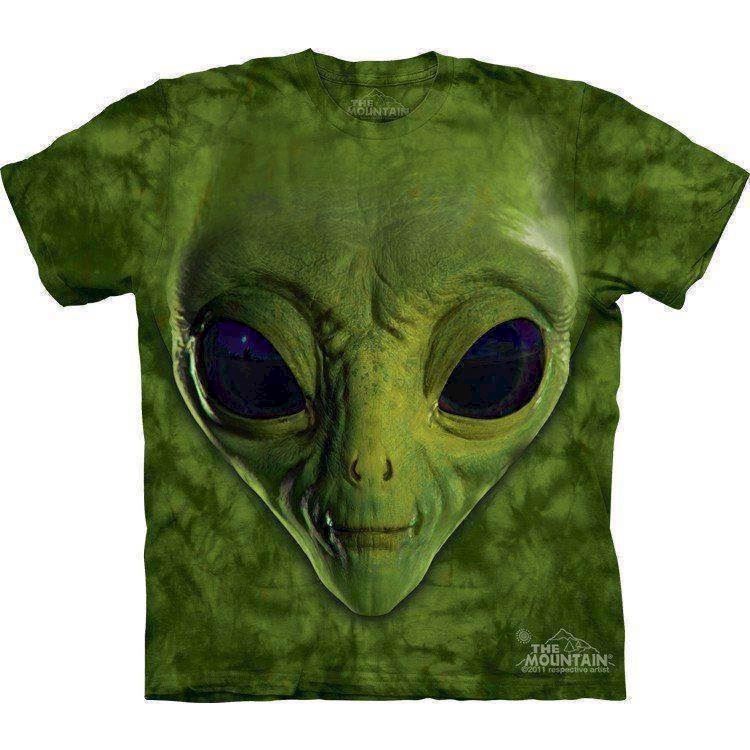 T-shirt fra The Mountain - bluse med alien