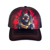 Trucker kasket med egyptisk Anubis soldat