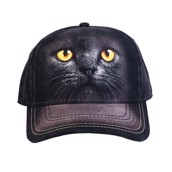 baseball kasket med sort kat