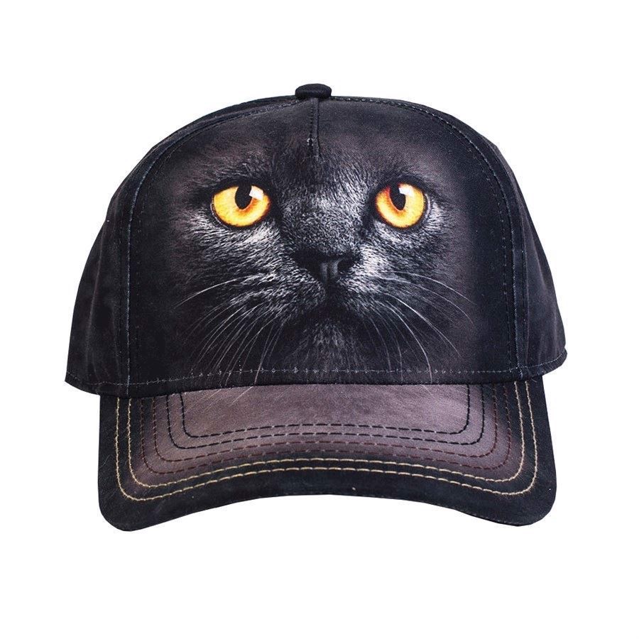 baseball kasket med sort kat