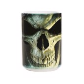 Kaffekrus med dødninghoved motiv