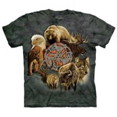 The Mountain tshirt - bluse med dyretryk