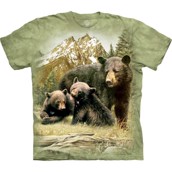 The Mountain tshirt - med sorte bjørne