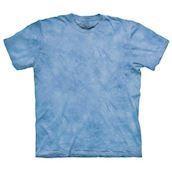 Lyseblå meleret tryk - The Mountain t-shirt