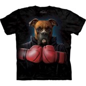 The Mountain tshirt - bluse med boxer tryk