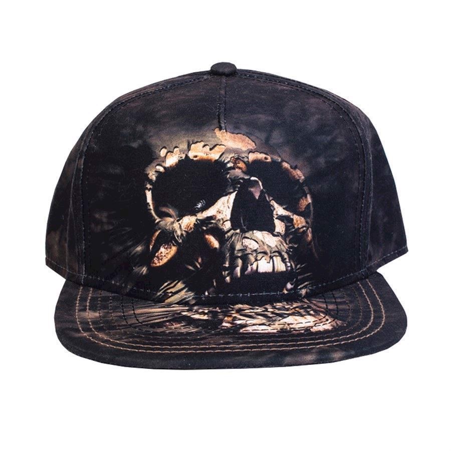 baseball kasket med kranie