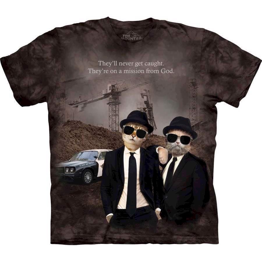 T-shirt fra The Mountain - bluse med kattemotiv