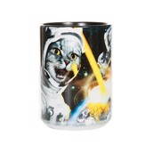 Kaffekrus med kat på månen