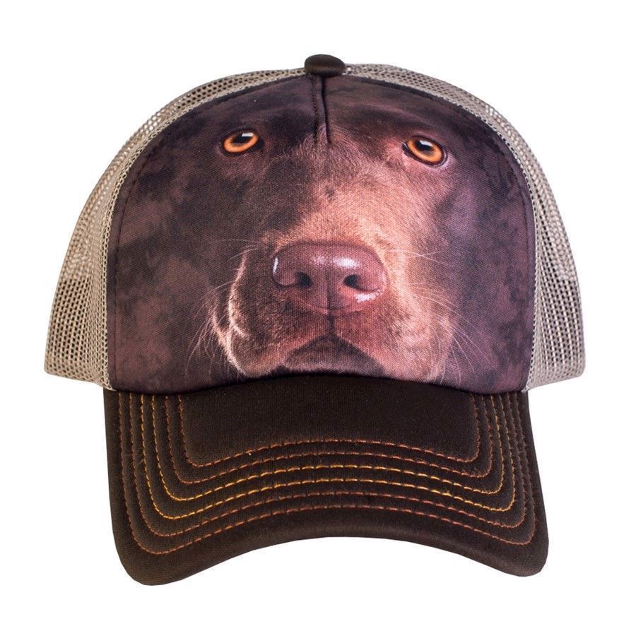 Trucker kasket med lækker brun labrador