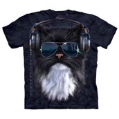 T-shirt med sej kat fra The Mountain