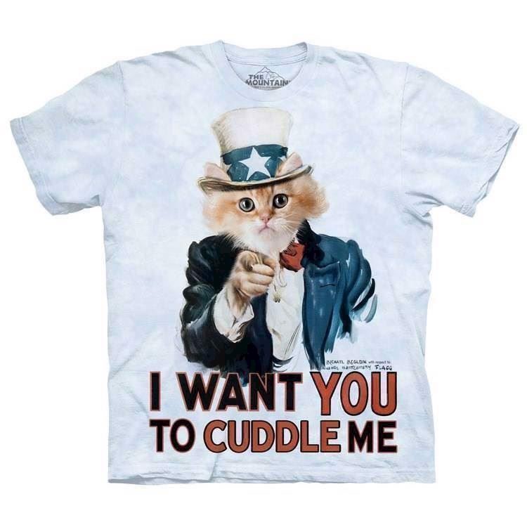 T-shirt fra The Mountain - bluse med kattemotiv